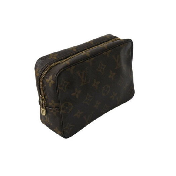 Louis Vuitton Brown Toilet Clutch True Monogram Cosmetic Bag Pouch - Picture 3 of 9